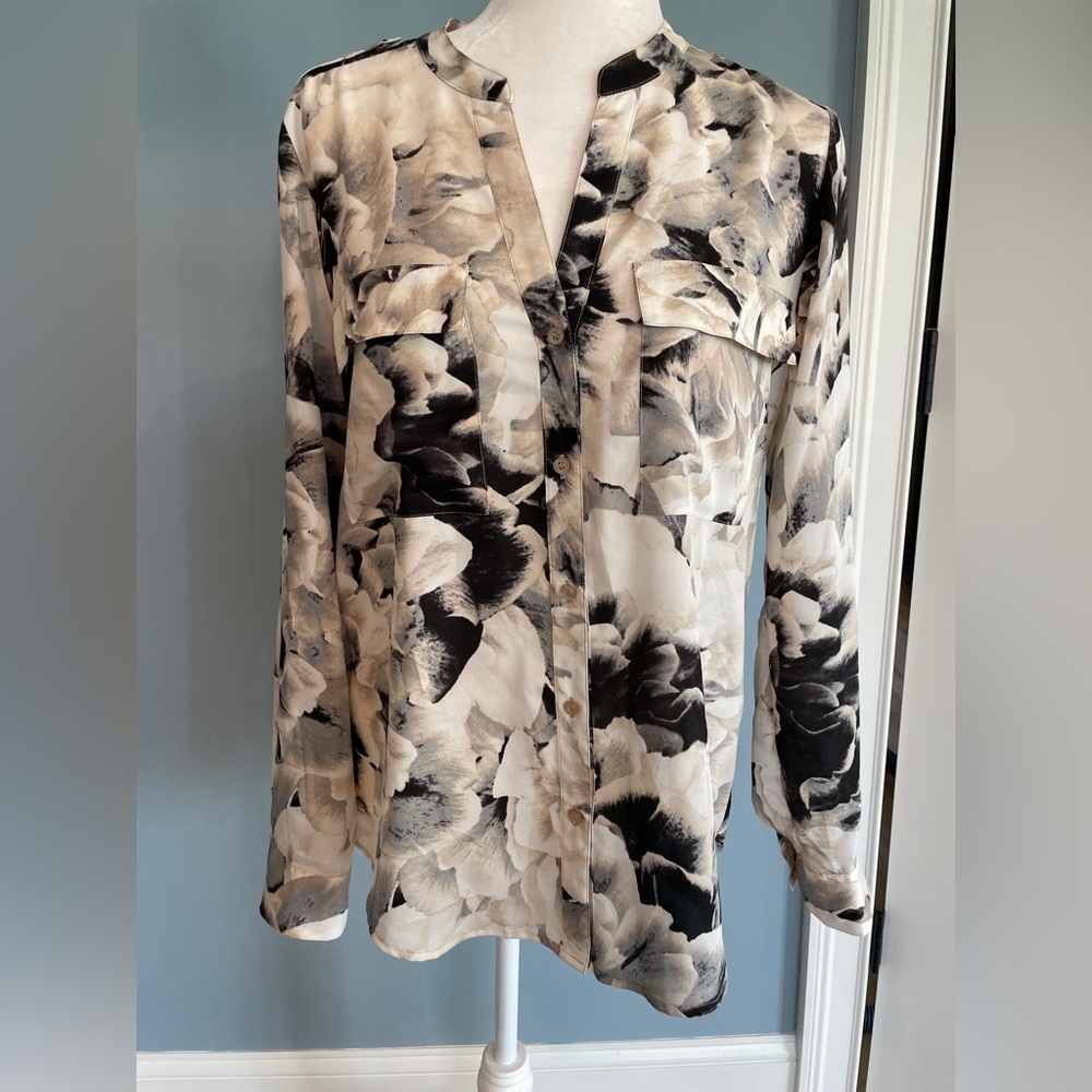 Calvin Klein blouse/ button down